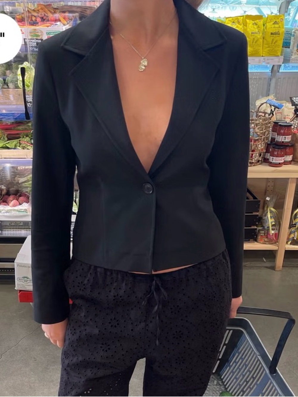 Djerf Avenue Day-to-day Black Blazer